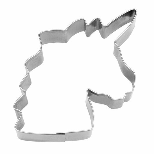 Städter Ausstecher Einhornkopf, Ausstechform, Plätzchenform, Keks, Plätzchen, Edelstahl, 8 cm, 076112