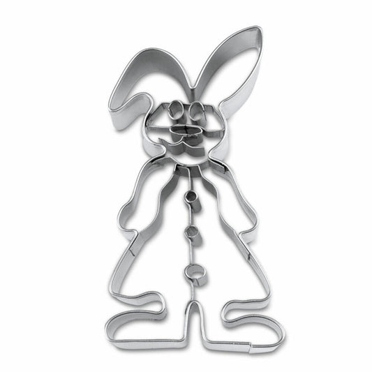 Städter Präge-Ausstecher Hasenmädchen, Ausstechform, Plätzchenform, Keks, Plätzchen, Edelstahl, 8.5 cm, 086098