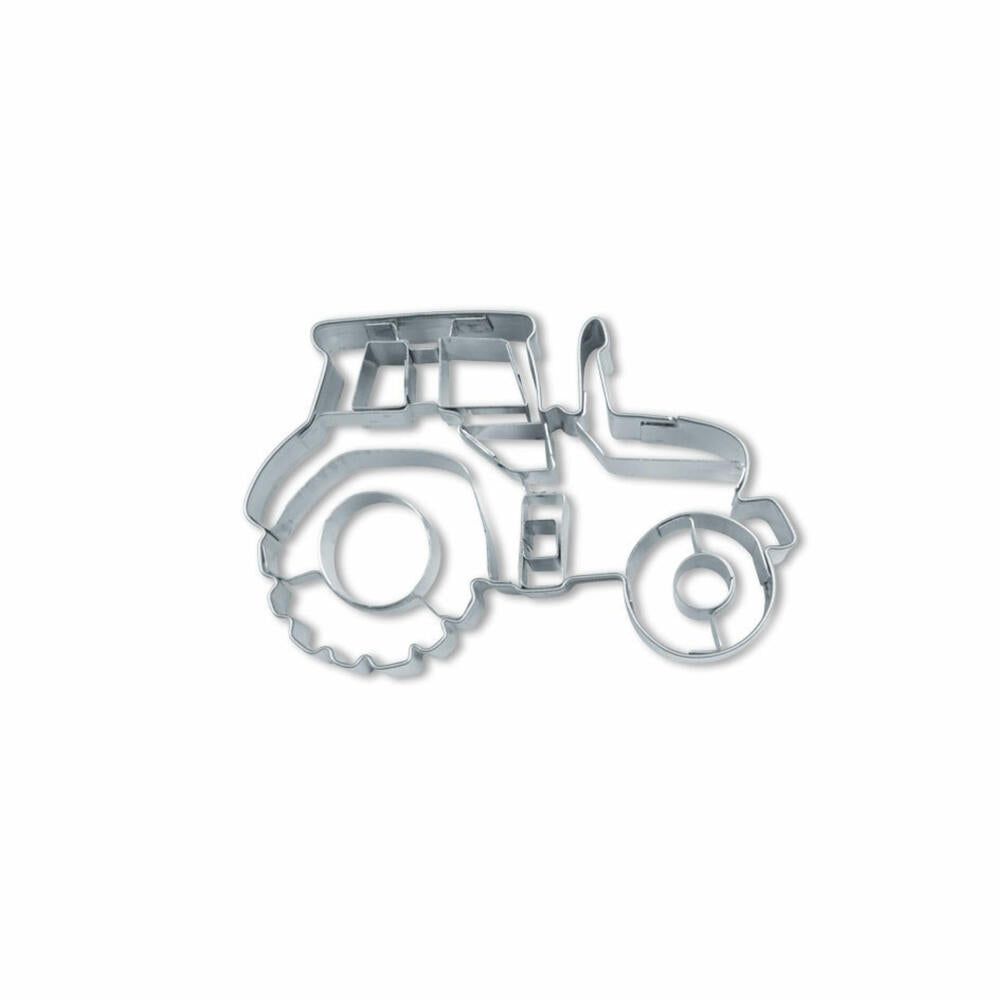 Städter Präge-Ausstecher Traktor, Ausstechform, Plätzchenform, Keks, Plätzchen, Edelstahl, 7.5 cm, 090187