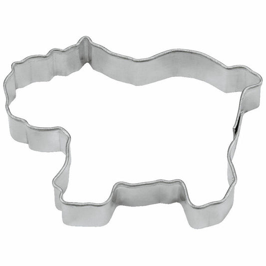 Städter cookie cutter hippo, cookie cutter, cookie mold, biscuit, cookies, tinplate, 7 cm, 099012