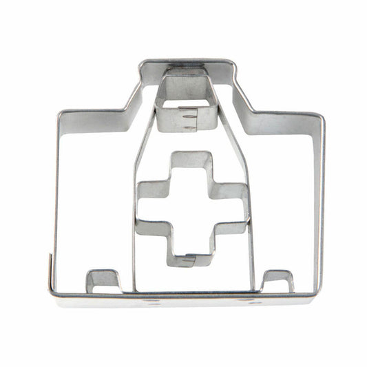 Städter Präge-Ausstecher Arztkoffer, Ausstechform, Plätzchenform, Keks, Plätzchen, Edelstahl, 5.5 cm, 163522