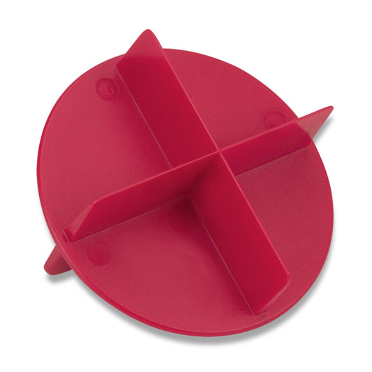 Städter Brötchenstempel Laugenbrötchen, Brötchendrücker, Kunststoff, Rot, 7.5 cm, 173361