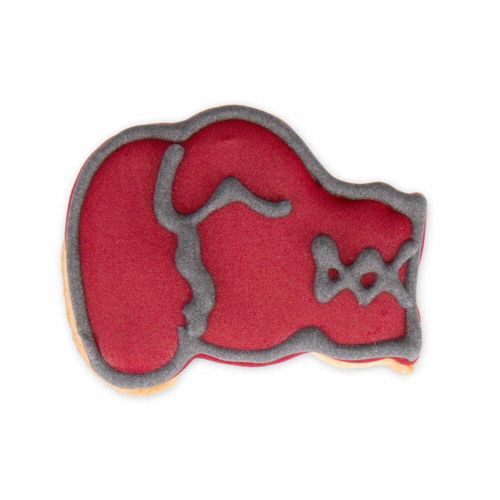 Städter Präge-Ausstecher Boxhandschuh, Ausstechform, Plätzchenform, Keks, Plätzchen, Edelstahl, 5.5 cm, 216693