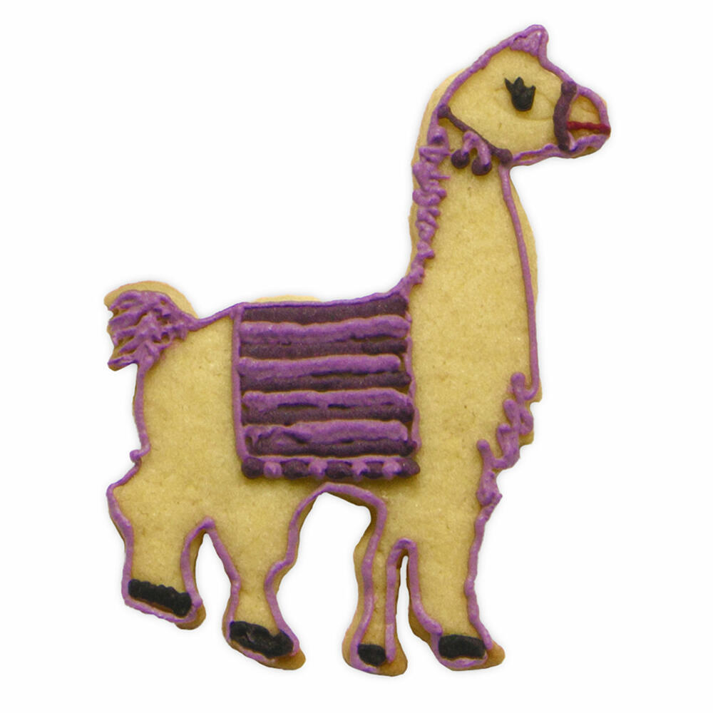 Städter embossed cookie cutter llama, cookie cutter, cookie mold, biscuit, cookies, stainless steel, 8 cm, 217072