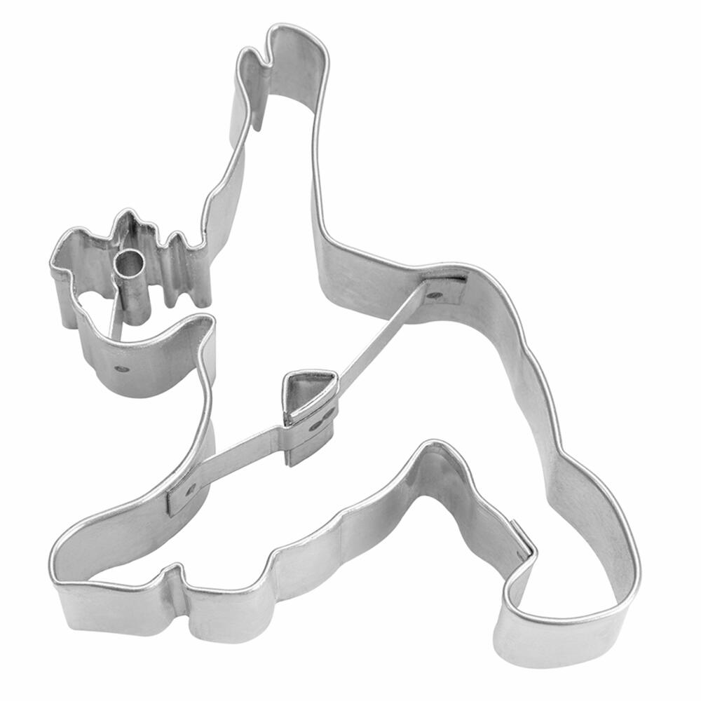 Städter triangle cookie cutter, Brigitte's yoga class, cookie cutter, cookie mold, biscuit, cookies, stainless steel, 7.5 cm, 217140