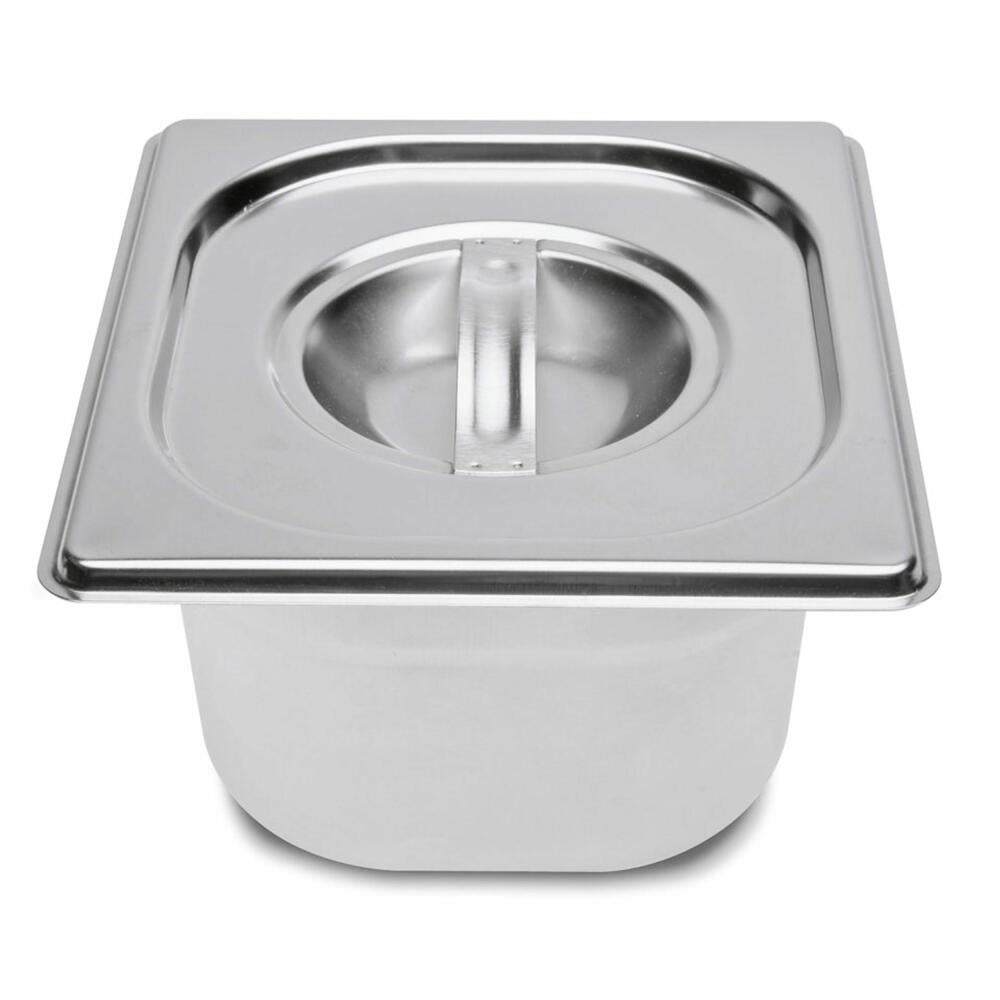 Städter Edelstahlbehälter, mit Deckel, für Temperiergerät, Wechselbehälter, Ersatzbehälter, Edelstahl, 330108