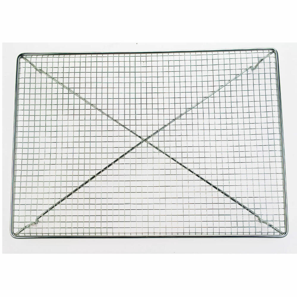 Städter Tortengitter Trüffelgitter Fein, mit Füßen, Kühlgitter, Kuchengitter, Auskühlgitter, Kuchenrost, Edelstahl, 45 x 32 cm, 464193