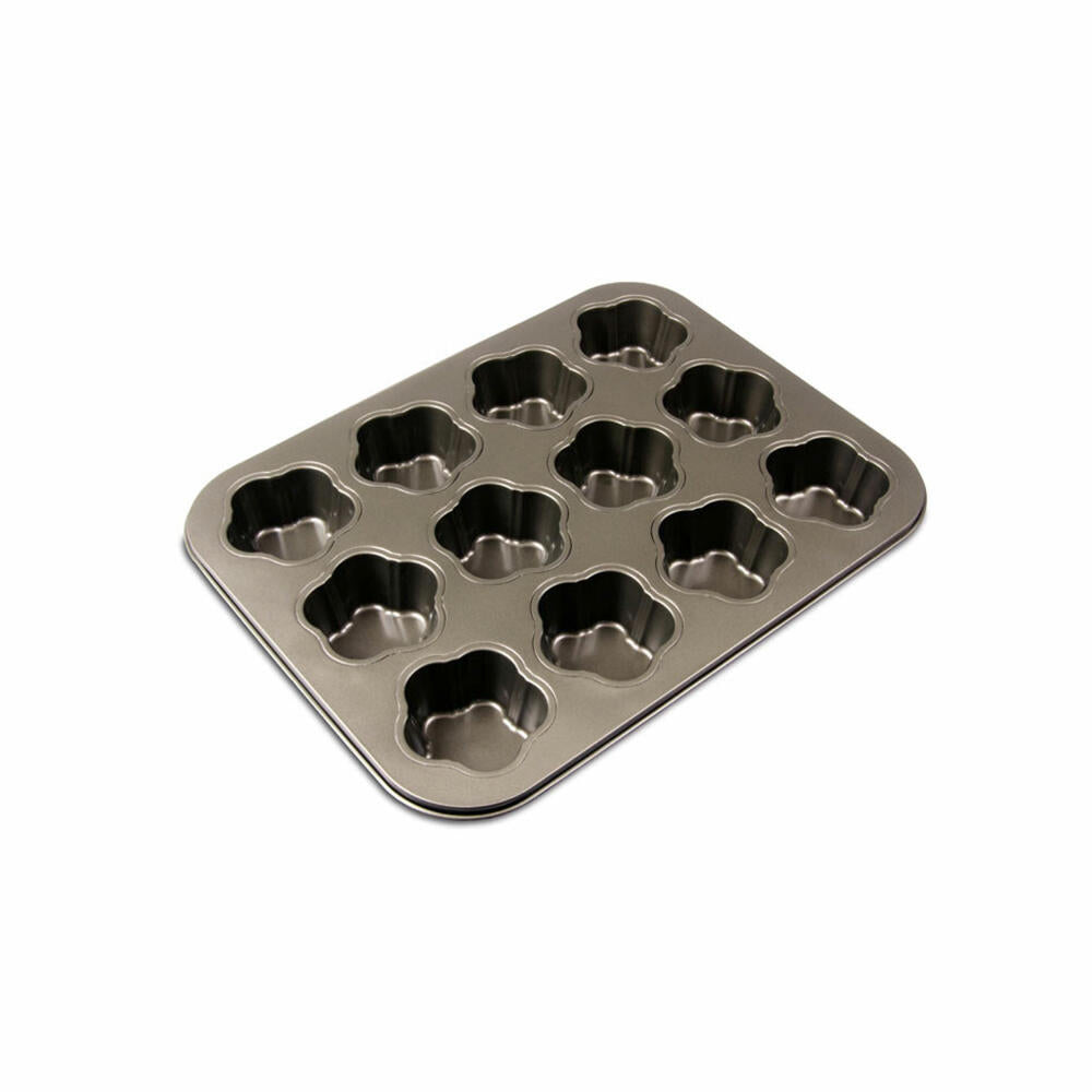 Städter baking tray flower basket Leipziger Lerche, baking pan, baking tray, baking accessories, metal, 35 x 27 cm, 489189