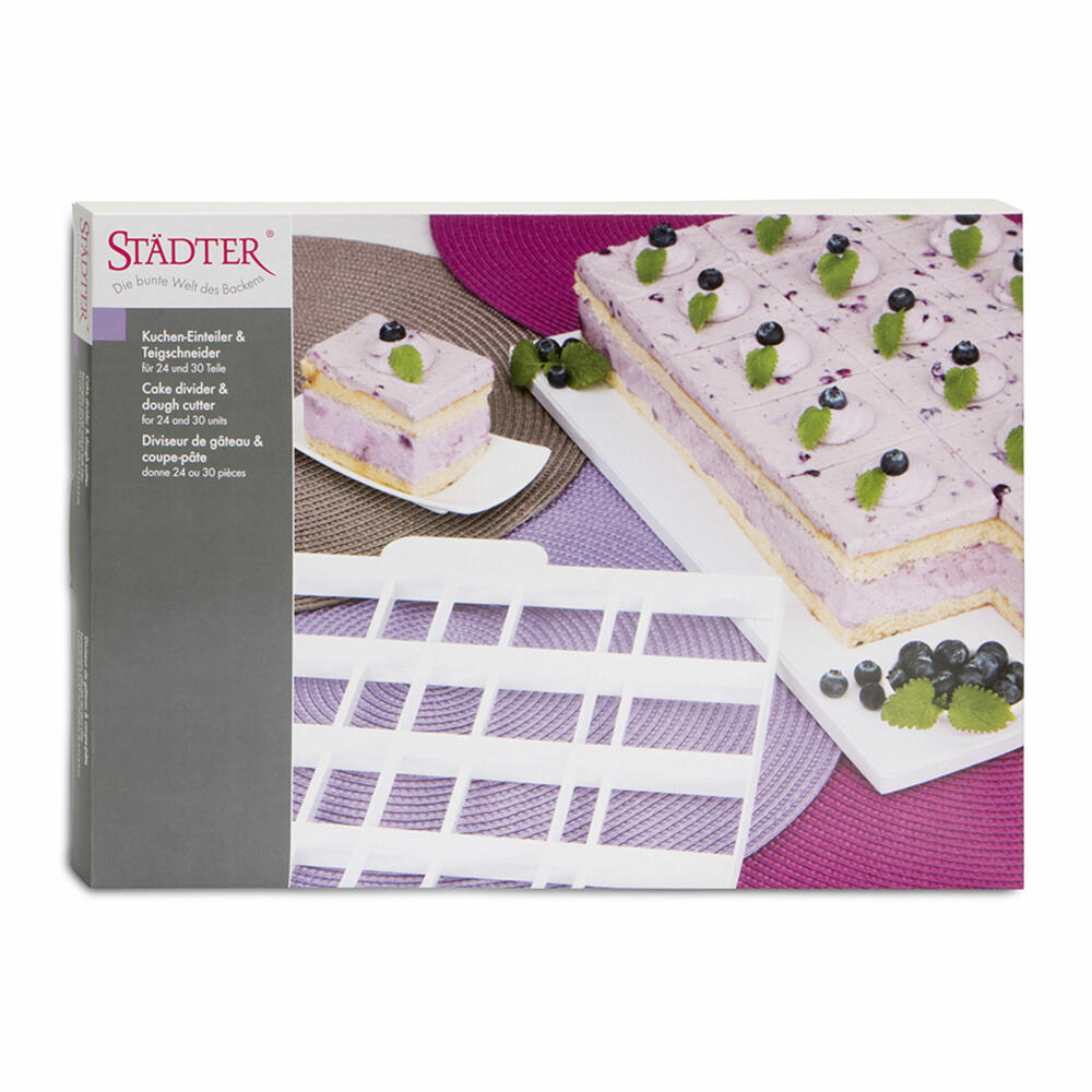 Städter cake divider and dough cutter, cake cutter, cake divider, cake rack, cake knife, 36 x 30 cm, 498044