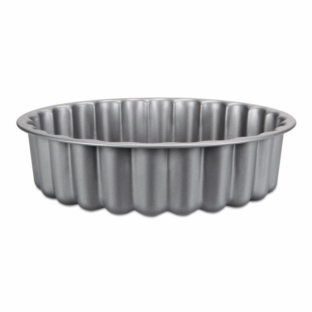 Städter Charlotte We-Love-Baking, baking pan, cake pan, metal, silver, 26 cm, 661493
