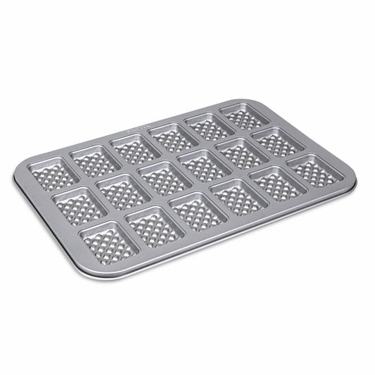Städter We Love Baking Mini Waffle, Waffle Tray, Baking Pan, Baking Tray, Metal, 38 x 26 cm, 661851