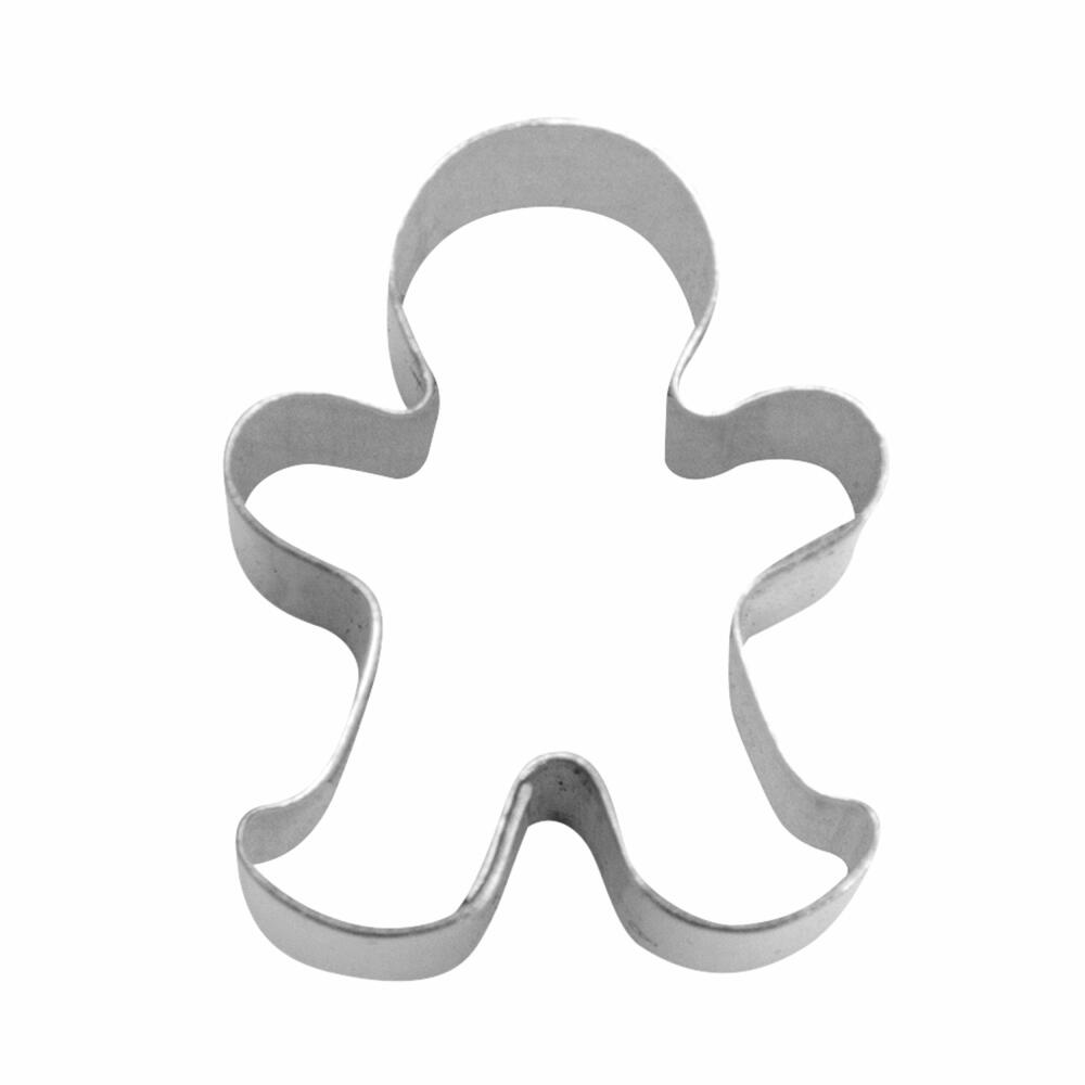 Städter Ausstecher Lebkuchenmann Mini, Ausstechform, Plätzchenform, Keks, Plätzchen, Edelstahl, 1.5 cm, 955080