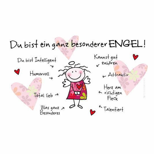 PPD Tray Besonderer Engel, Frühstücksbrettchen, Brettchen, Frühstück, Resopal, 14.3 x 23.3 cm, 661212