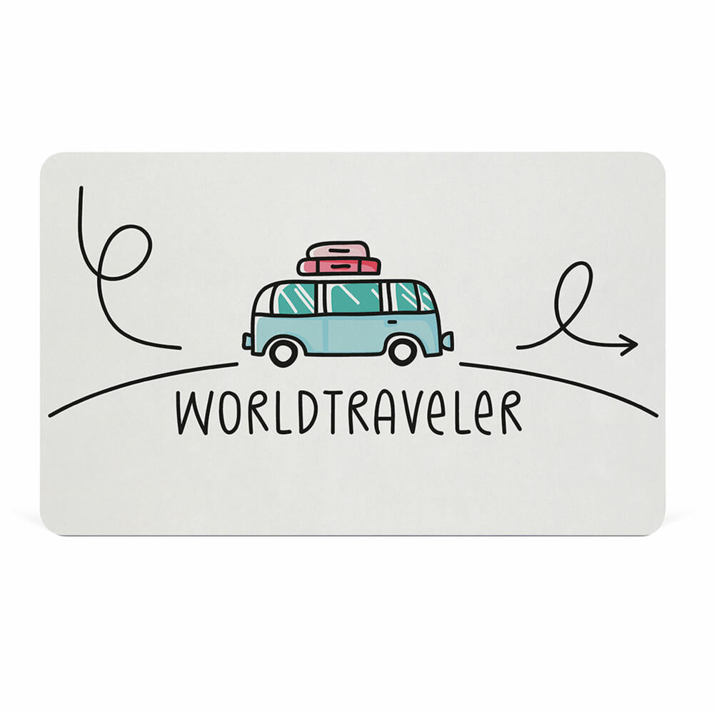 PPD Tray Worldtraveler, breakfast board, board, breakfast, Resopal, 14.3 x 23.3 cm, 661322