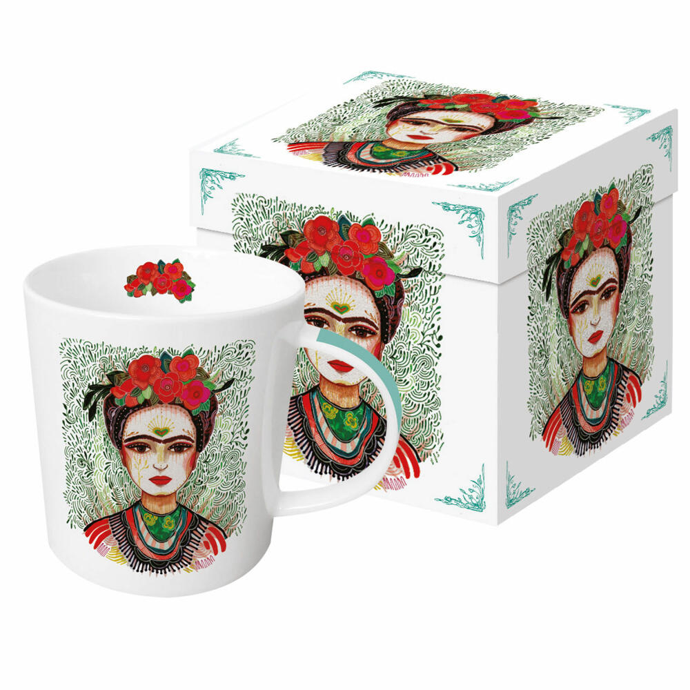 PPD Trend Mug Frida: Memory the Heart, in Geschenkbox, Tasse, Teetasse, Kaffee Becher, 350 ml, 604092