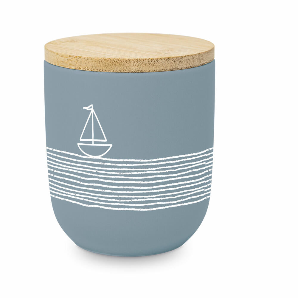 PPD Pure Sailing blue Matte Storage Jar, storage container, New Bone China, 350 ml, 604768