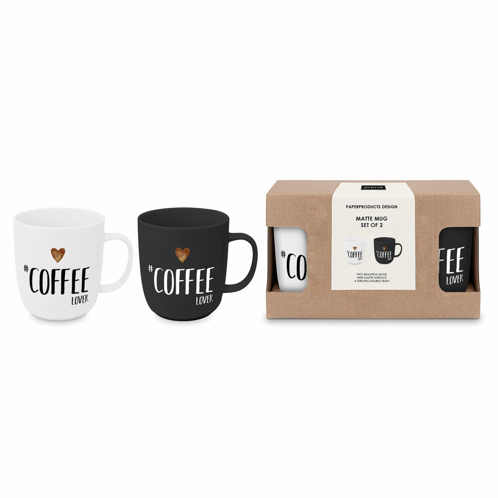 PPD Coffee Lover x Matte Mug Set, set of 2, mug, coffee mug, cup, New Bone China, 400 ml, 162502136