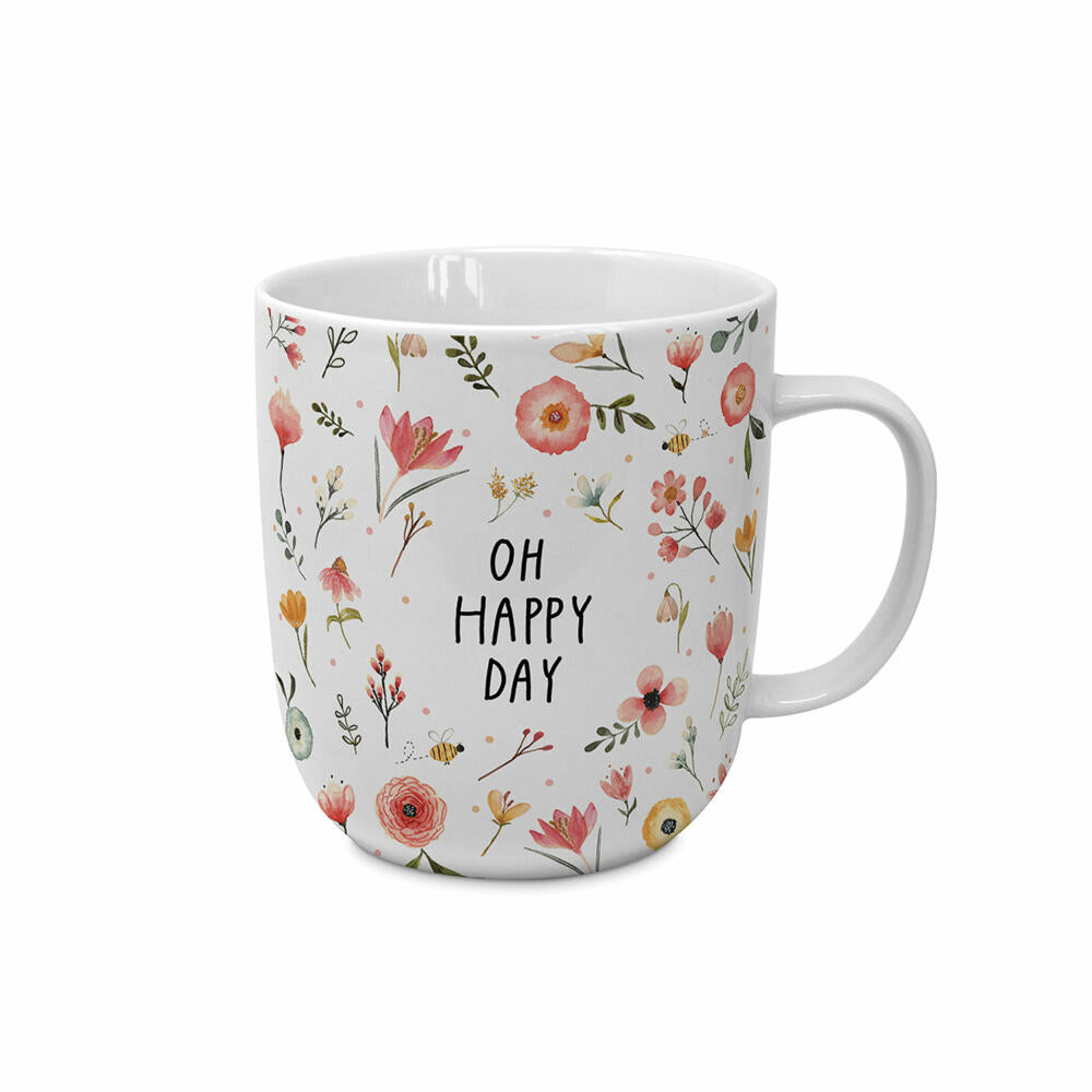PPD Oh Happy Day Single Mug, Cup, Teacup, Coffee Cup, Coffee Mug, New Bone China, 400 ml, 164100775