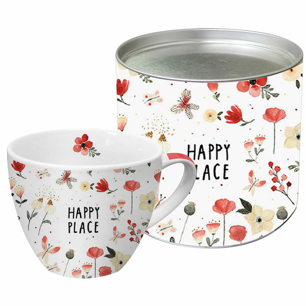 PPD Happy Place Big Mug, cup, mug, coffee mug, tea cup, in gift box, New Bone China, 450 ml, 164002577