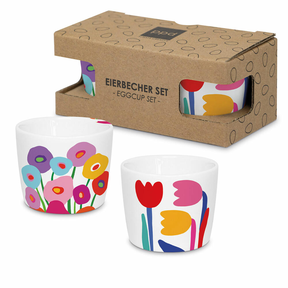 PPD Super Bloom x 2 Egg Cup Set, 2-piece, egg cup, egg holder, New Bone China, 162402701