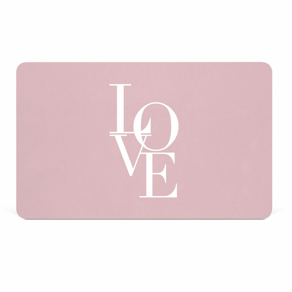 PPD Love rose D@H Tray, breakfast board, board, breakfast, Resopal, 14.3 x 23.3 cm, 586002708