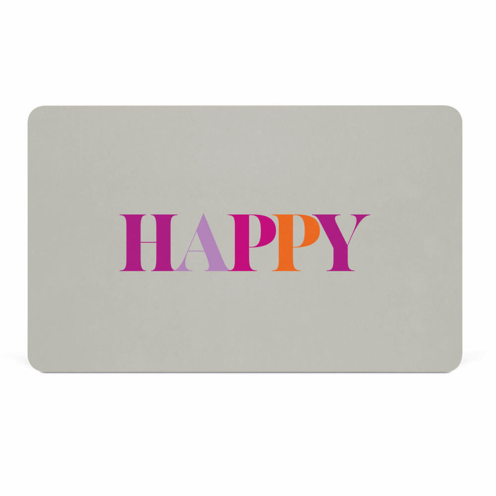 PPD Happy D@H D@H Tray, Frühstücksbrettchen, Brettchen, Frühstück, Resopal, Beige, 586002933