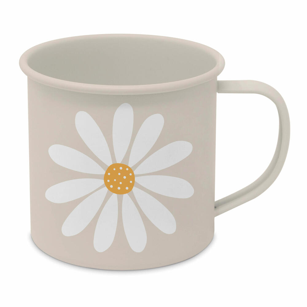 PPD Happy Flower Happy Metal Mug, Kaffeetasse, Becher, Tasse, Metall, 500 ml, 180003026