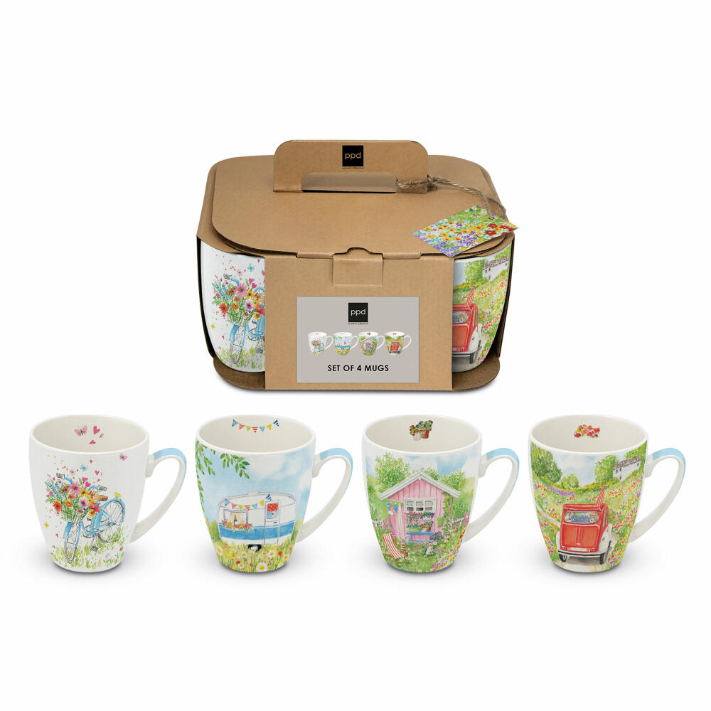 PPD Outside fun 4 Mug Set, 2er Set, Kaffeetasse, Becher, Tasse, New Bone China, 350 ml, 160203073