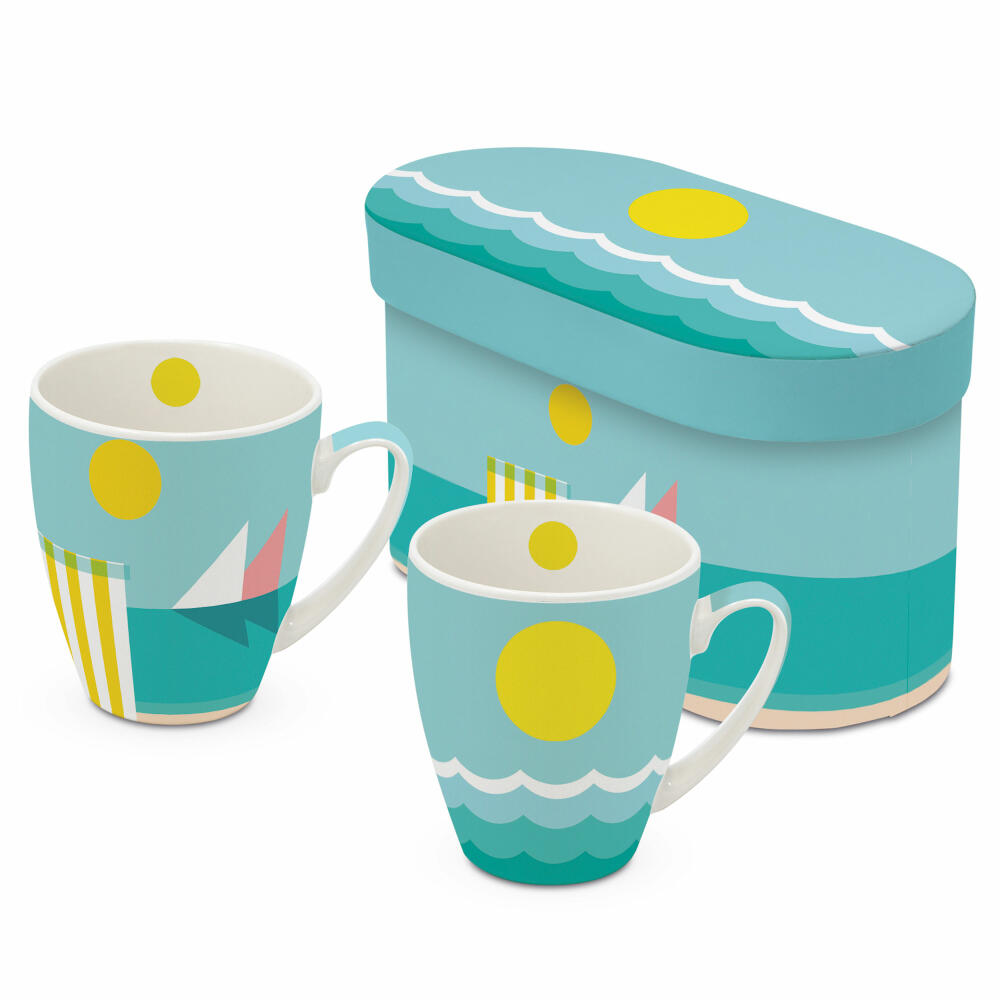 PPD Monaco & Cannes 2 Mug Set, 2er Set, Kaffeetasse, Becher, Tasse, New Bone China, 350 ml, 160103074