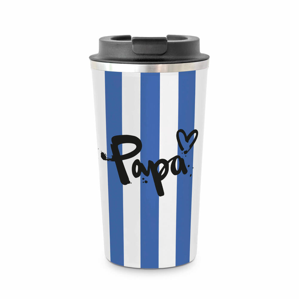 PPD Formart Papa Coffee2go, Thermobecher, Coffee To Go, Isobecher, Iso Becher, Edelstahl, 450 ml, 181403063