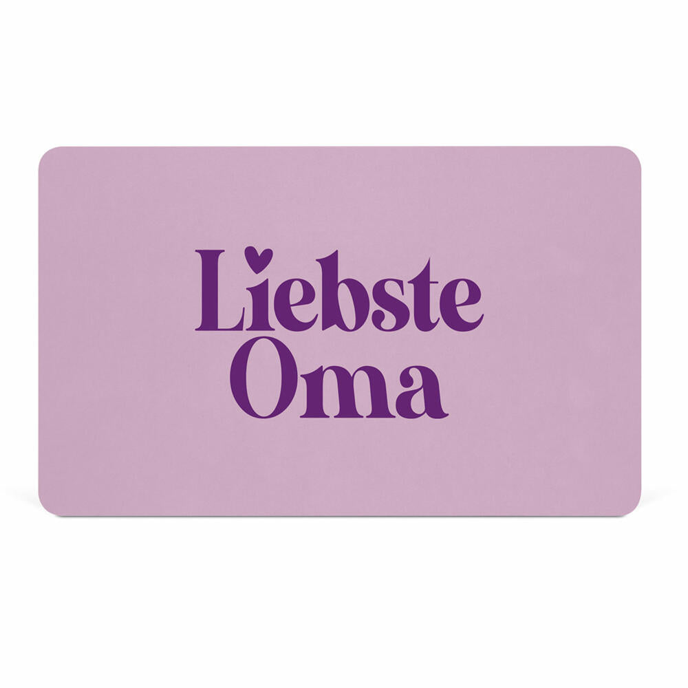 PPD Liebste Oma D@H Tray, Frühstücksbrettchen, Brettchen, Frühstück, Resopal, Rosa, 586003083
