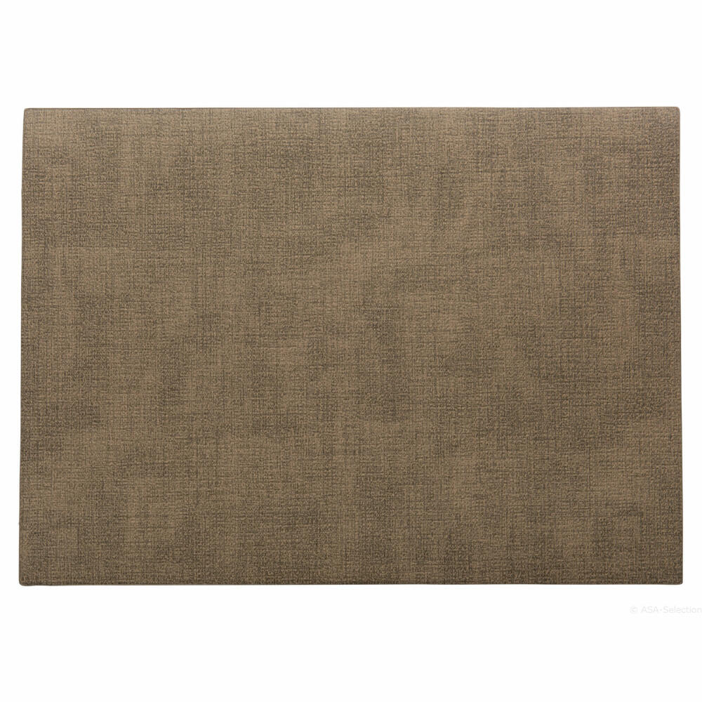 ASA Selection meli-melo Tischset, Platzmatte, Platzdeckchen, Untersetzer, PU, Braun, 78202076