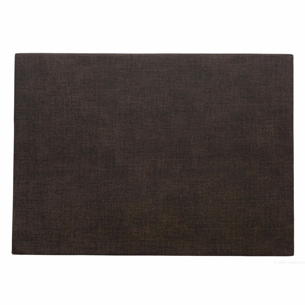 ASA Selection meli-melo Tischset, Platzmatte, Platzdeckchen, Untersetzer, PU, Braun, 78203076