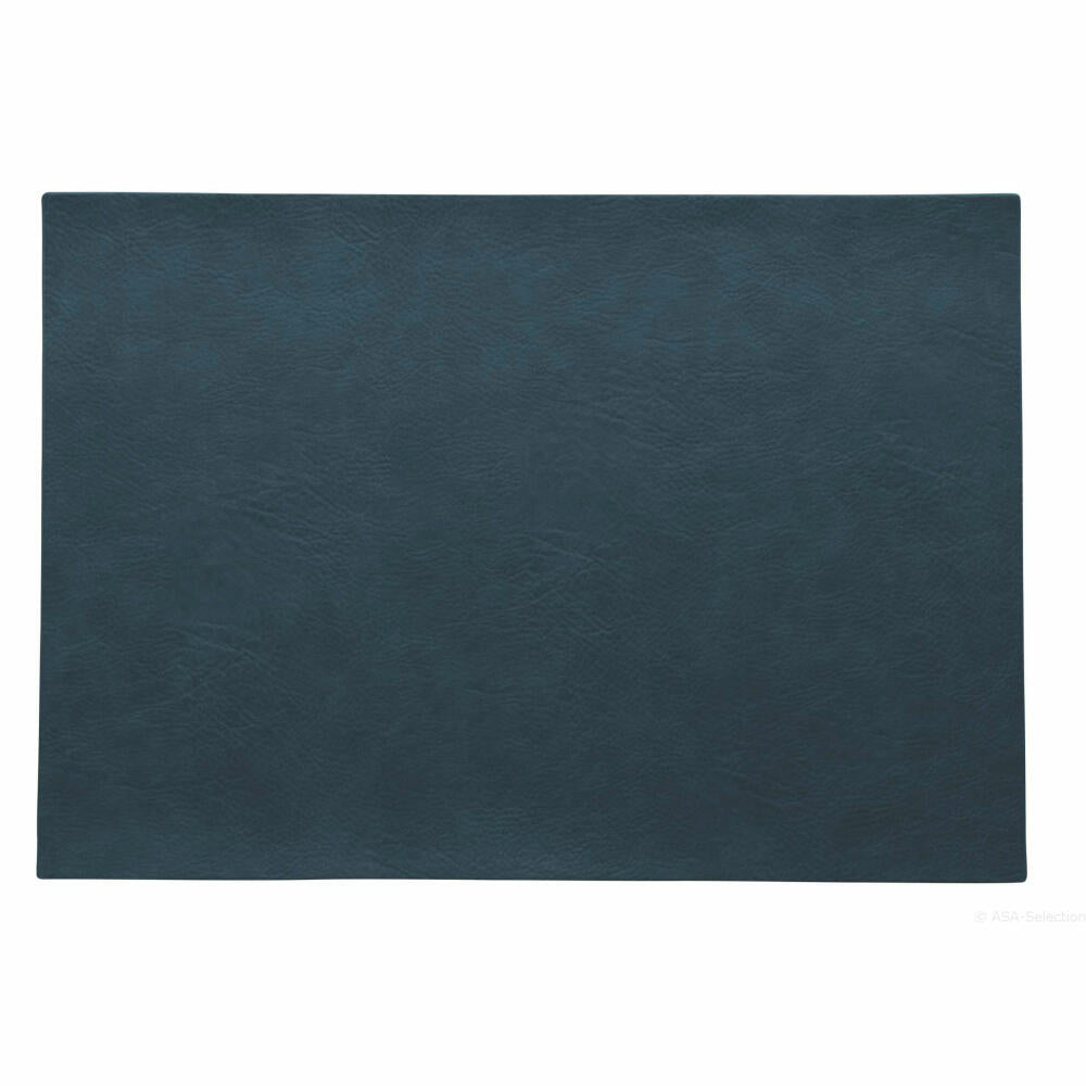 ASA Selection vegan leather placemat Seaport, placemat, placemat, coaster, PU leather look, blue, 78302076
