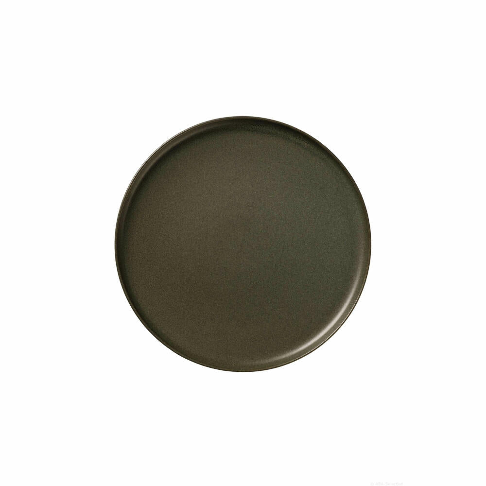 ASA Selection coppa nori Dessertteller, Dessert Teller, Kuchenteller, Porzellan, Grün, Ø 21 cm, 19140192