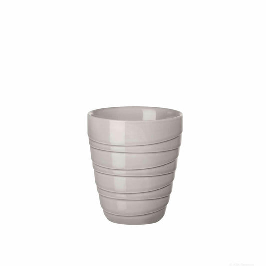 ASA Selection thermo Thermo Mug Twisted, Coffee Mug, Coffee Mug, Cup, Porcelain, Grey, 200 ml, 33713024