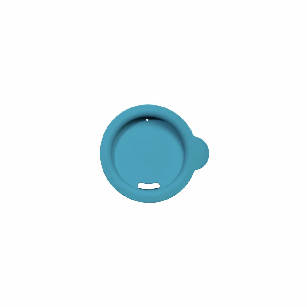 ASA Selection thermo silicone lid, lid for thermo mug 350 ml, silicone, turquoise, Ø 8.7 cm, 33992024
