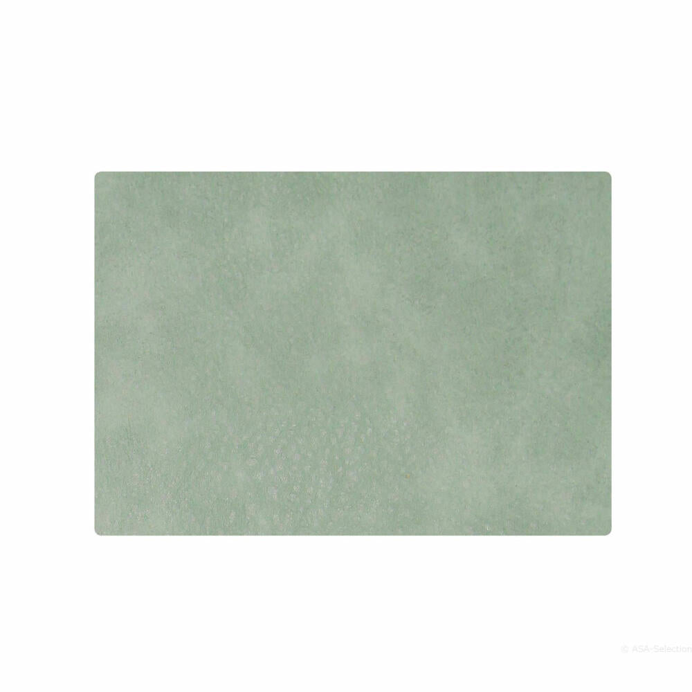 ASA Selection vegan leather placemat Spearmint, placemat, placemat, coaster, PU leather look, green, 78311076