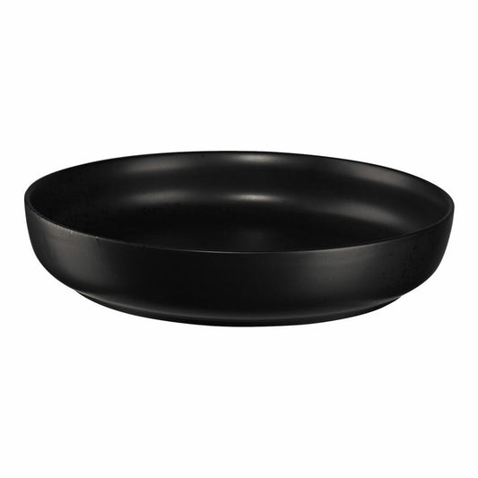 ASA Selection coppa gourmet plate kuro, plate, bowl, bowl, porcelain, matt black, D 22 cm, 19250190