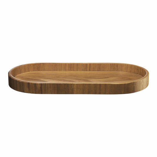 ASA Selection wood Holztablett Oval, Holz Tablett, Serviertablett, Weidenholz, 35.5 x 16.5 cm, 53696900