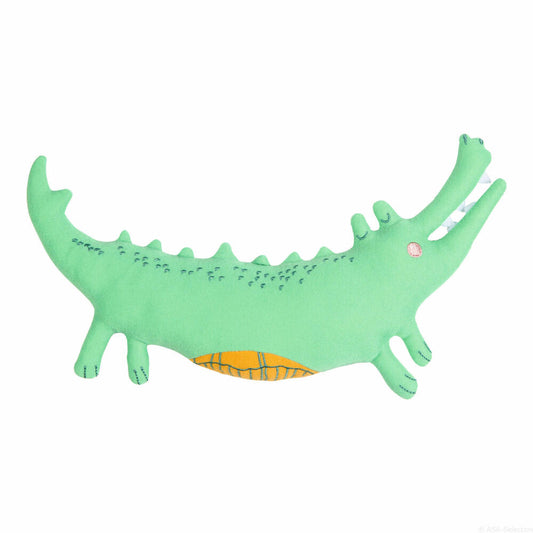 ASA Selection coppa kids Stofftier Croco Crocodile, Plüschtier, Kuscheltier, Schmusetier, Krokodil, Polyester, 74791314
