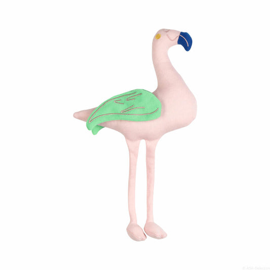 ASA Selection coppa kids Stofftier Fiona Flamingo, Plüschtier, Kuscheltier, Schmusetier, Polyester, 74793314