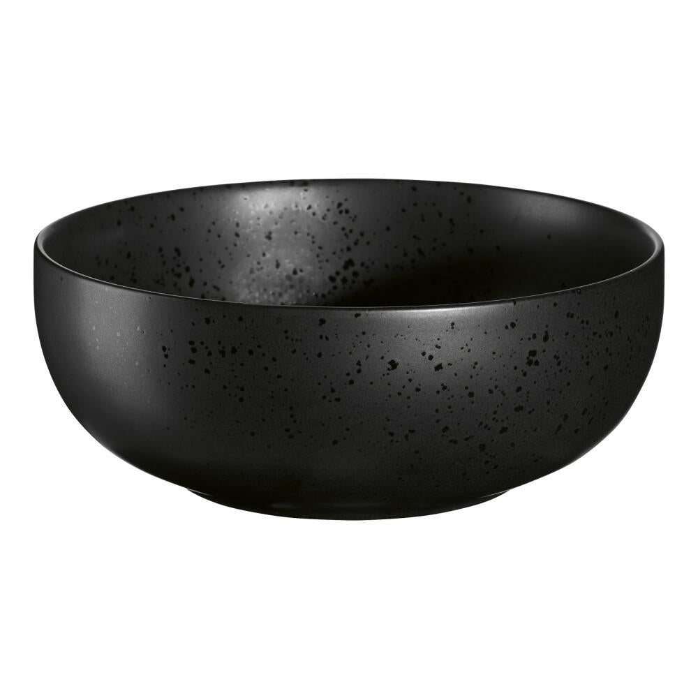 ASA Selection coppa Buddha Bowl, Schale, Schüssel, Servierschale, Salatschale, Porzellan, Ø 18 cm, Kuro / Schwarz, 19293190