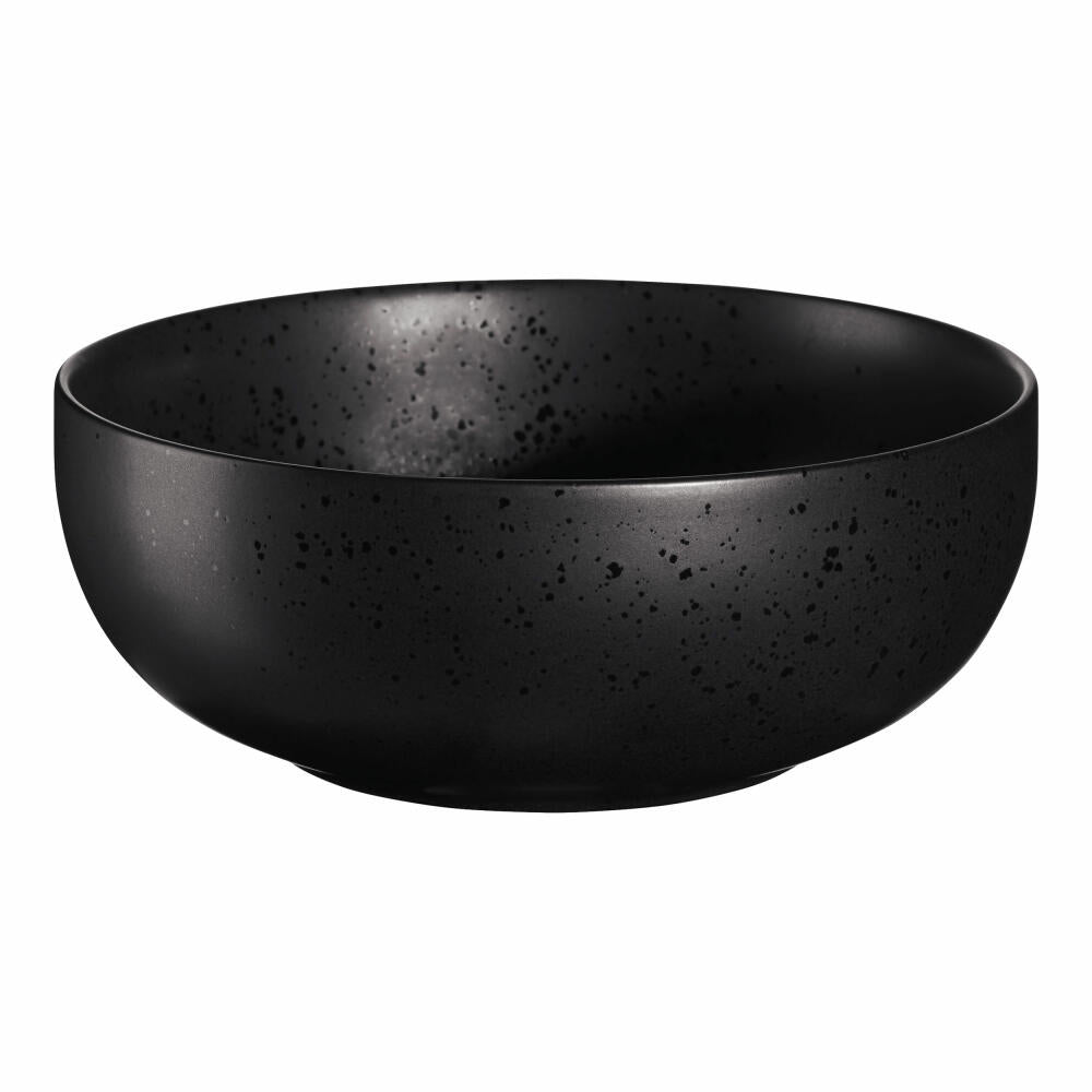 ASA Selection coppa Buddha Bowl, Schale, Schüssel, Servierschale, Salatschale, Porzellan, Ø 18 cm, Kuro / Schwarz, 19293190