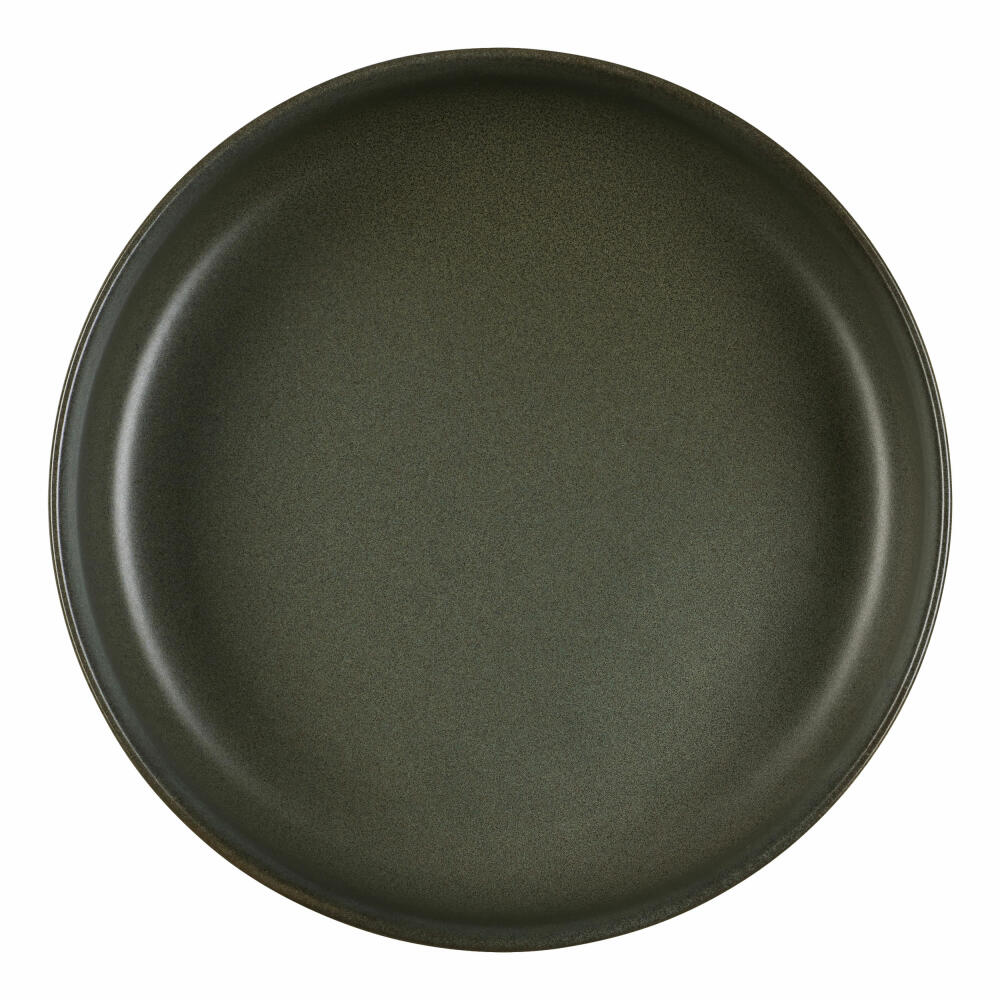 ASA Selection coppa gourmet plate, dinner plate, dinner plate, plate, bowl, porcelain, Ø 22 cm, Nori / Green, 19250192