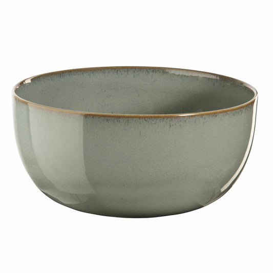 ASA Selection saisons eucalyptus salad bowl, salad plate, salad bowl, bowl, stoneware, green, Ø 22 cm, 27271175