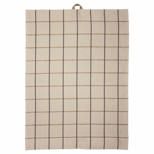 ASA Selection textil tea towel nougat pattern, tea towel, kitchen towel, half linen, nude, 50 x 70 cm, 37827065