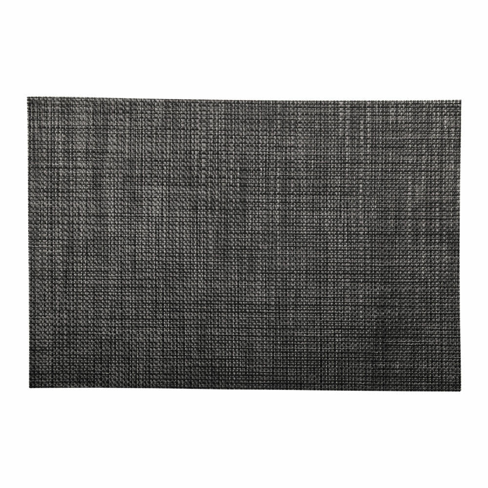 ASA Selection PVC Placemats Table set, place mat, placemat, PVC, black / silver, 33 x 46 cm, 78017076