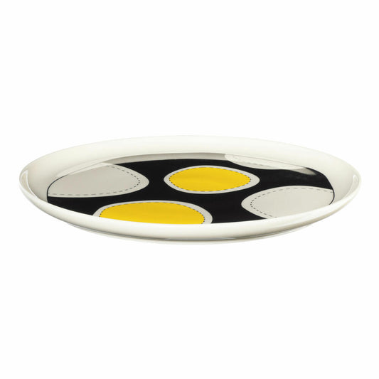 ASA Selection dessert plate Variété Artiste du Soleil, plate, stoneware, glossy black, 21 cm, 58149248