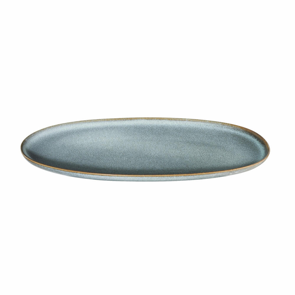 ASA Selection Platter oval Denim, Serving platter, Stoneware, Blue, 28.5 x 16 cm, 27200118